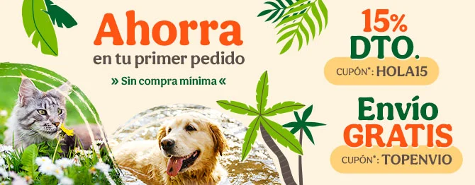 ¡Promoción de bienvenida! Si eres nuevo en Tiendanimal aprovecha los mejores descuentos