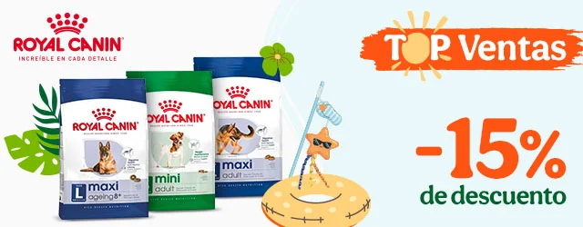 Royal Canin: 15% dto en pienso para perros.