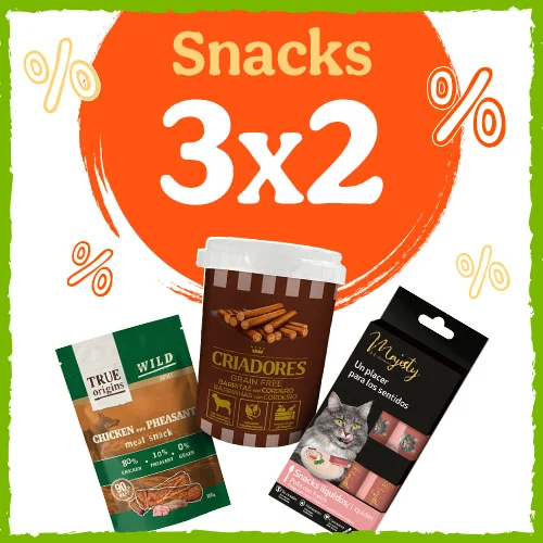 Happy Pet Days: 3x2 en snacks para tu peludo.