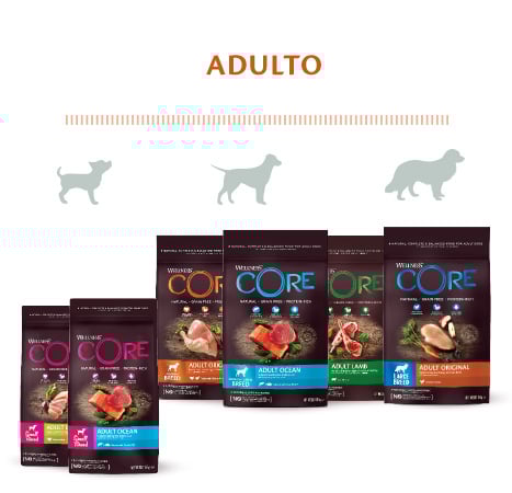 Alimento para perro adulto de la marca Wellness Core