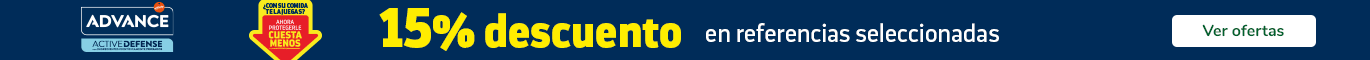 Advance: -15% de dto en selección de pienso para perro y gato