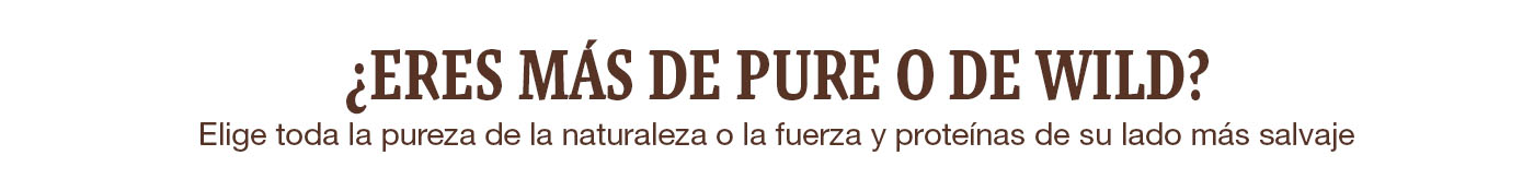 Conoce nuestras gamas ¿Eres de más True Origins Pure o Wild?