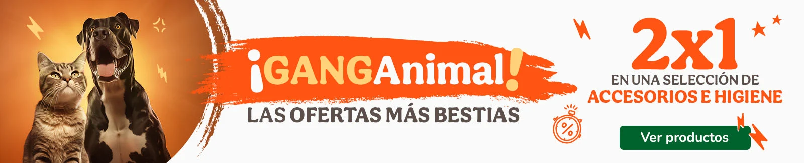 Ganganimal: 2x1 en accesorios e higiene para tu peludo.