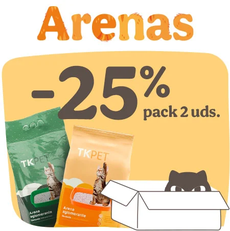 Michimania: 25% dto en packs de 2 unidades de arenas para gatos.
