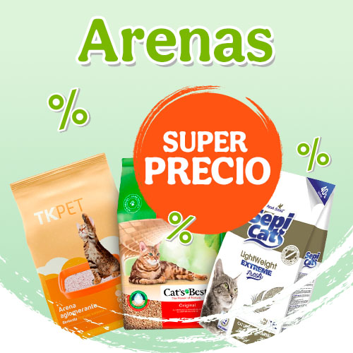 Arenas con super precios.