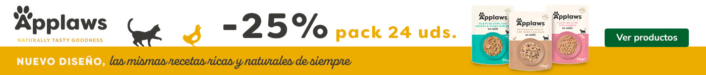 Applaws: ¡25% de descuento en el pack de 24 húmedos para gatos!