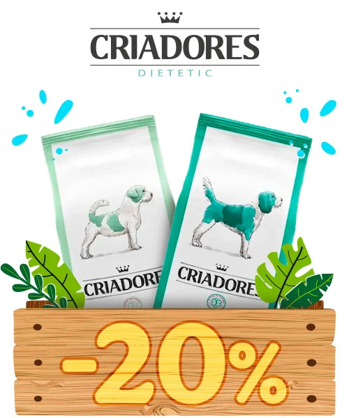 Criadores Dietetic: 20% dto en pienso para perros.