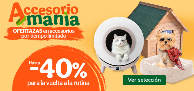 Hasta 40% dto en accesorios para perros.