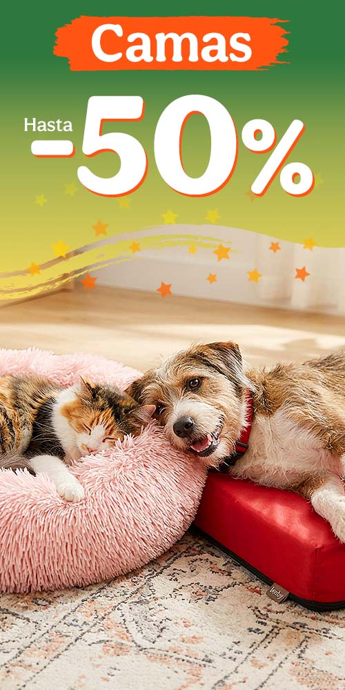 Hasta 50% dto en camas para tu peludo