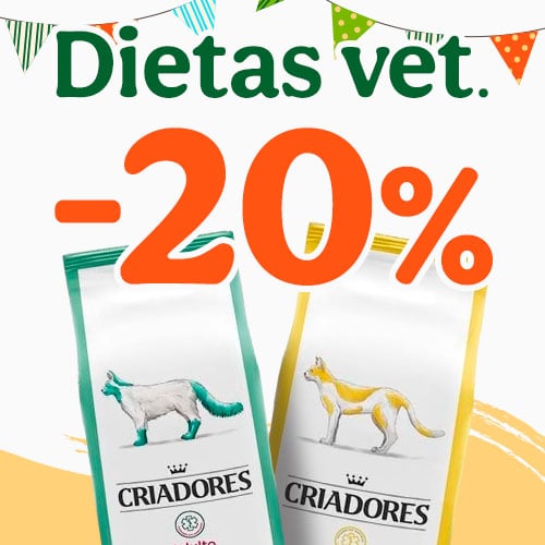 20% dto en pienso veterinario para gatos.