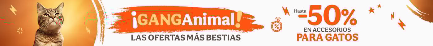Ganganimal: Hasta 50% dto en accesorios para gatos.