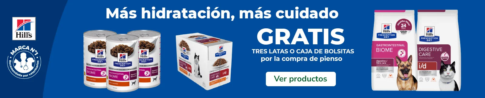 Hill's Prescription Diet: Pienso para tu peludo con regalo de comida h&uacute;meda.
