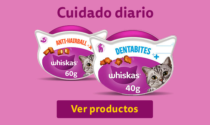 Snacks Whiskas cuidado diario