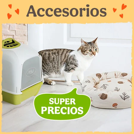 Accesorios con superprecios para tu gato.