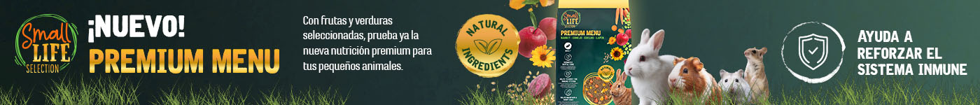 ¡Novedad! Premium Menú: Pienso premium para roedores.