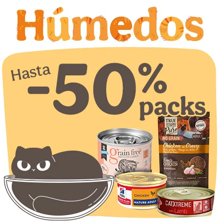 Michimanía: Hasta 50% dto en húmedos para gatos.