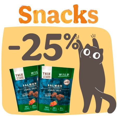 ¡Michimanía! 25% de descuento en snacks para gato.