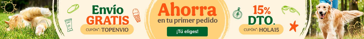 ¡Promoción de bienvenida! Si eres nuevo en Tiendanimal aprovecha los mejores descuentos