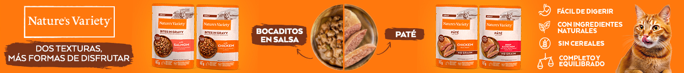 Nature's Variety: Comida húmeda para gatos.