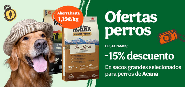 Ofertas perro: -15% dto en sacos grandes Acana