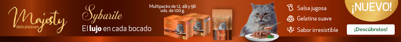¡Novedad! Majesty Sybarite: Comida húmeda para gatos.