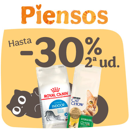 Michimanía: Hasta 30% dto en la 2ª unidad de piensos para gatos.