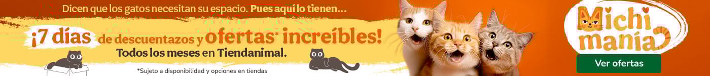 ¡MICHIMANIA! hasta un -70% de dto en alimentación, arenas e higiene.