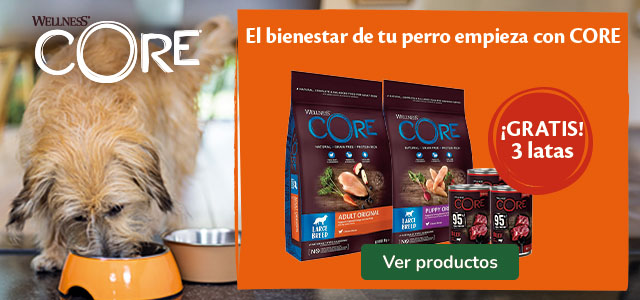 Wellness Core: Pienso para perros con regalo de comida húmeda.