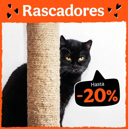 20% dto en rascadores para tu gato.