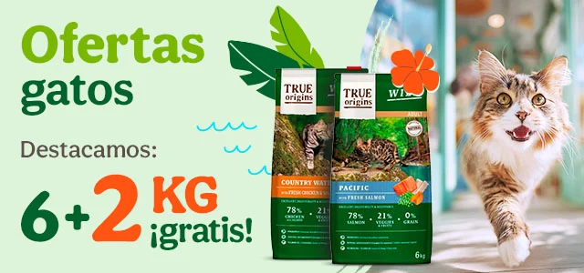 True Origins Wild: ¡Llévate 2kg gratis en piensos seleccionados para tu gato!