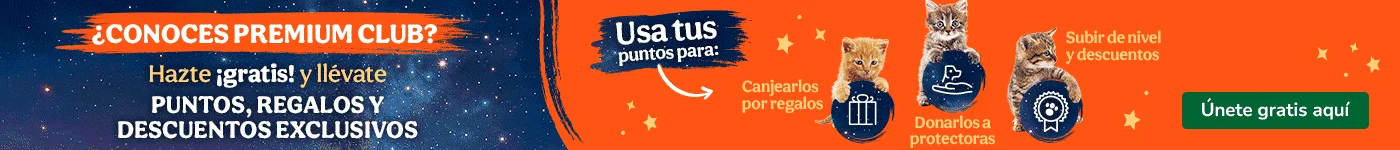 -35% en la 2ª ud. en alimentación, accesorios y productos de higiene. Cupón PREMIUMNIGHT