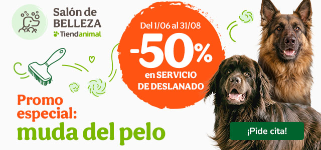 50% dto en suplementos de baño antiparasitario para tu peludo.