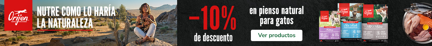 Orijen: 10% de descuento en selección de piensos para gato.