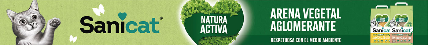 Arena vegetal aglomerante respetuosa con el medio ambiente Sanicat