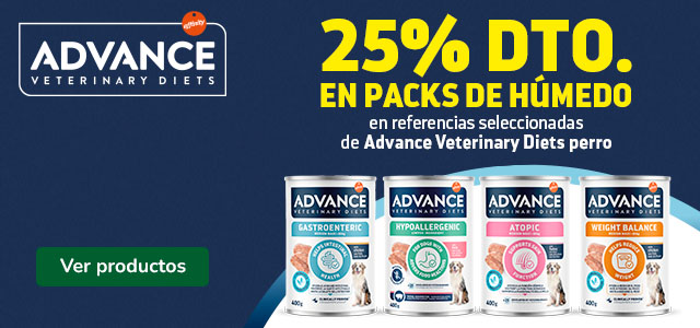 Advance Veterinary Diets: 25% dto en packs de comida húmeda para perros.