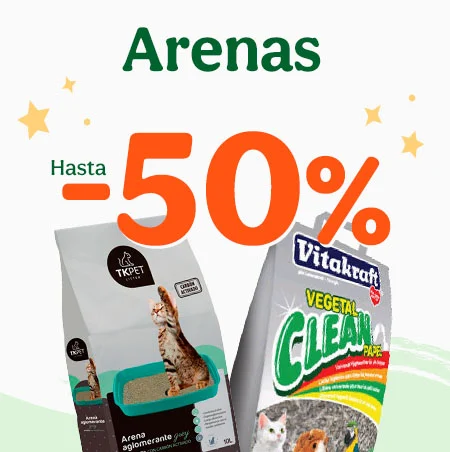 Top arenas: hasta -50% de dto en la 2 unidad