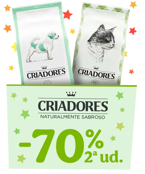 Criadores 70% dto 2ªud