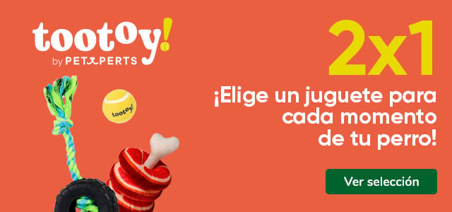 Tootoy: 2x1 en juguetes para perros.
