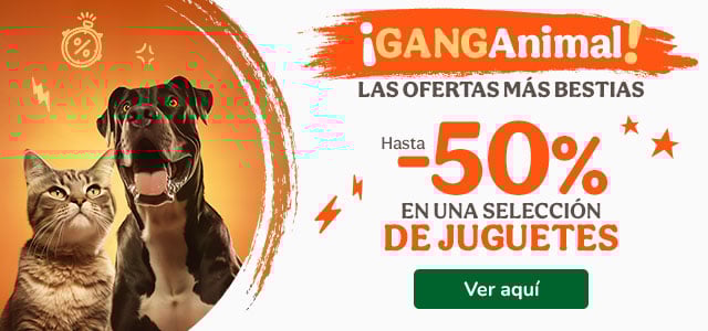 Ganganimal: Hasta 50% dto en juguetes.
