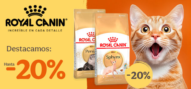 Royal Canin: Hasta 20% dto.