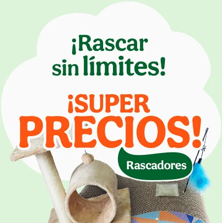 ¡Super precio en rascadores para gato!