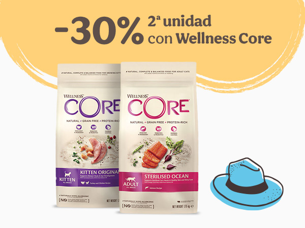 Pienso Wellness Core para gato 2ª ud al 30% dto