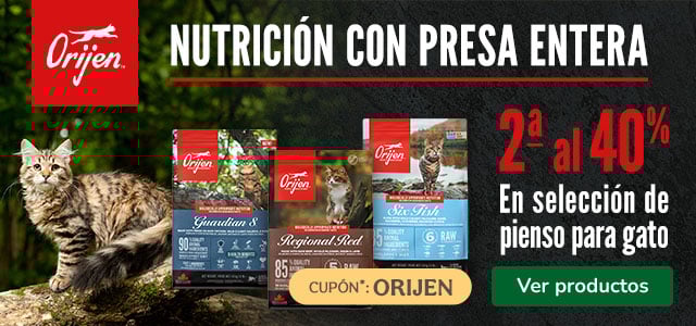 Orijen: Hasta 40% dto en la 2ª unidad de pienso para gatos.