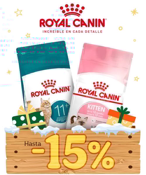 Royal Canin: Hasta 15% dto en piensos para gato.