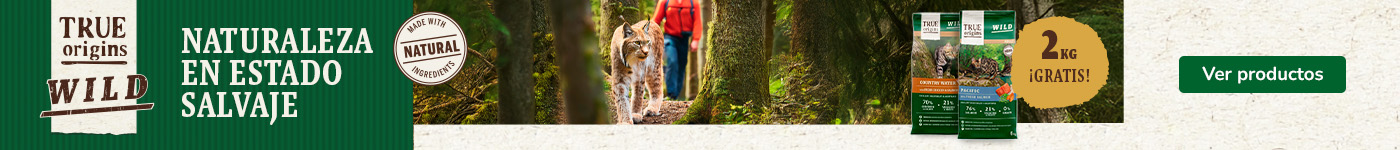 True Origins Wild: ¡Llévate 2kg gratis en piensos seleccionados para tu gato!