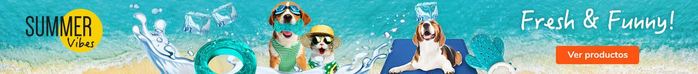 Summer Vibes: Productos Refrescantes y Juguetes para Mascotas.