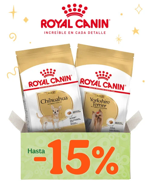 Royal Canin: Hasta 15% dto en pienso para perros.