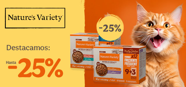 Nature's Variety: Hasta 25% dto.