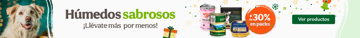 Criadores, True Origins Wild, Dogxtreme, Milord: +30% dto en packs de húmedos para perro.