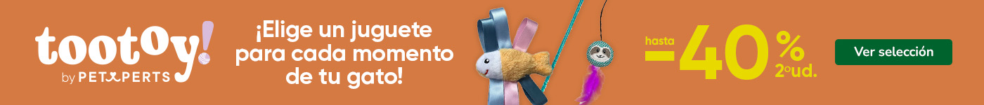 Tootoy: 40% dto en la 2ª unidad de juguetes para gatos.